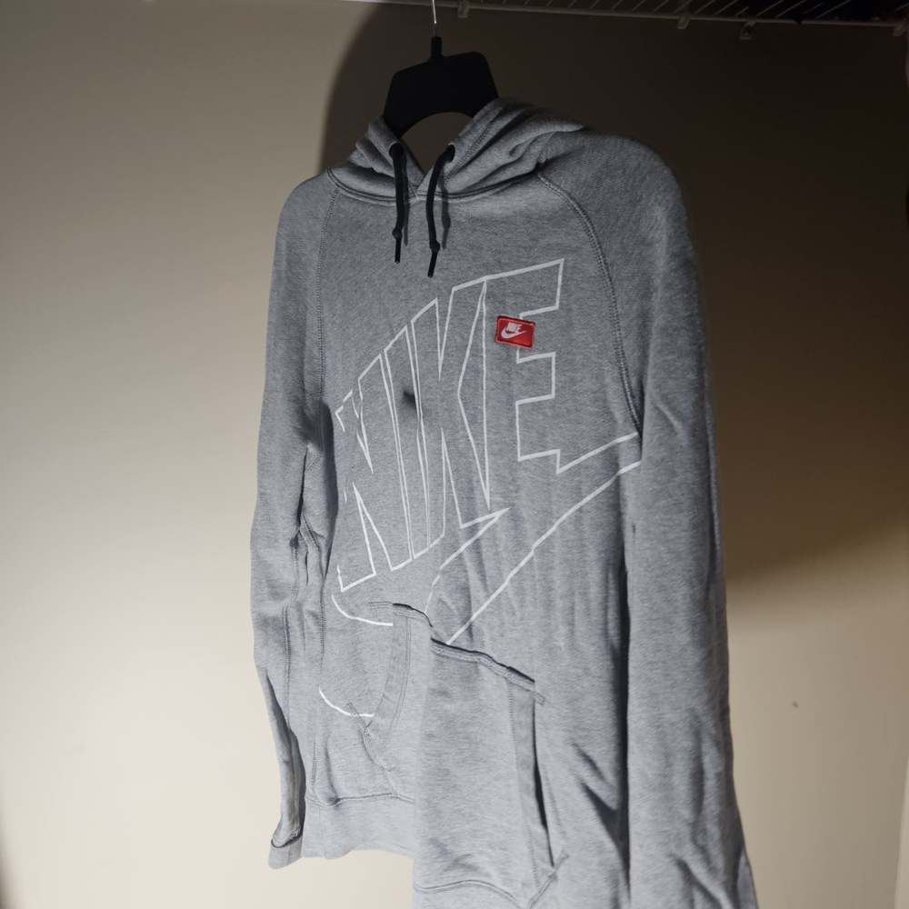 Nike Light Gray Men's Hoodie
